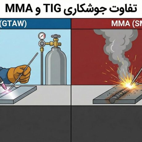 تفاوت جوشکاری TIG و MMA
