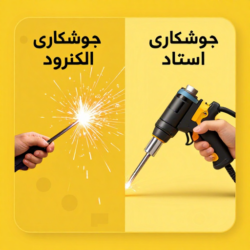 مقایسه دستگاه جوش الکترود و پیچ‌جوش؛ کدام گزینه برای کار شما بهتر است؟