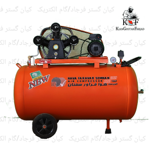 کمپرسور باد ۳۵۰ لیتری سه فاز هوافراور سمنان تولید 350 لیتر سری DC