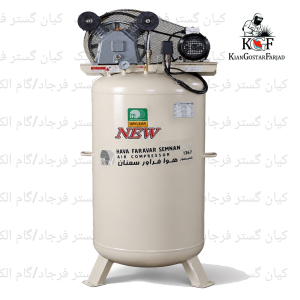 کمپرسور باد ایستاده 600 لیتری هوافراور سمنان مخزن 500 لیتر سری DC سه فاز
